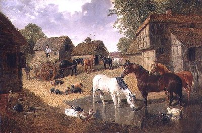 Het laden van de hooikar door John Frederick Herring Jnr