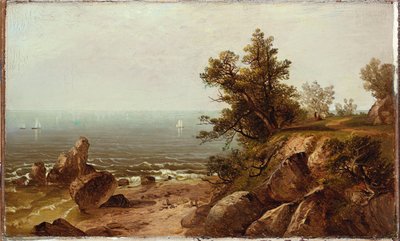 Aan de kust, Beverly, Massachusetts door John Frederick Kensett