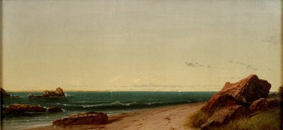 Aan de kust van Narragansett door John Frederick Kensett