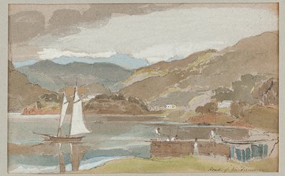 Zeilen op Windermere, 1810 door John Harden