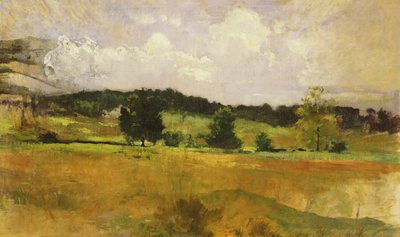 Landschapsstudie, ca. 1900 door John Henry Twachtman