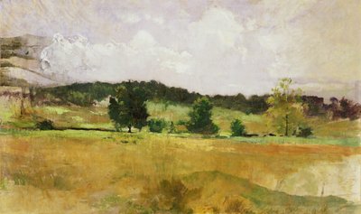 Landschapsstudie, ca. 1900 door John Henry Twatchman