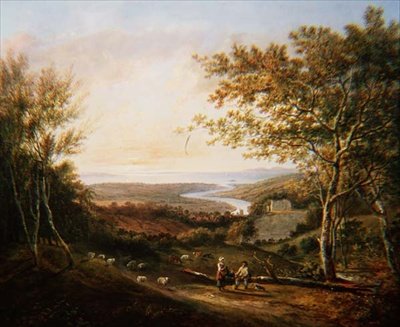 Uitzicht op de Wye Valley door John Laporte