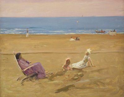 Op het strand door John Lavery