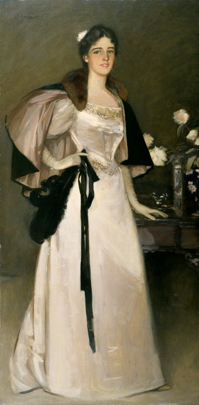 Portret van Miss Mary Burrell door John Lavery