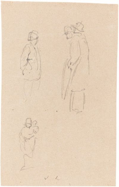 Figurenstudies door John Linnell