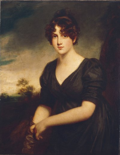 Portret van Miss Frances Vinicombe, 1790s door John Opie