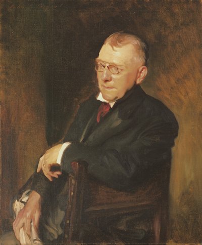 Portret van James Whitcomb Riley door John Singer Sargent