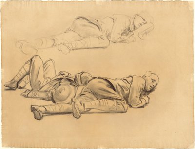 Studies voor "Gassed" door John Singer Sargent