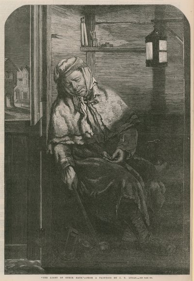 Het licht van andere dagen (gravure) door John Templeton Lucas