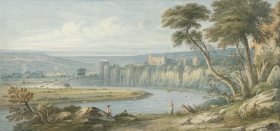 Chepstow Castle door John Varley