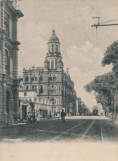 Dalhousie Square, Calcutta door Johnston and Hoffmann