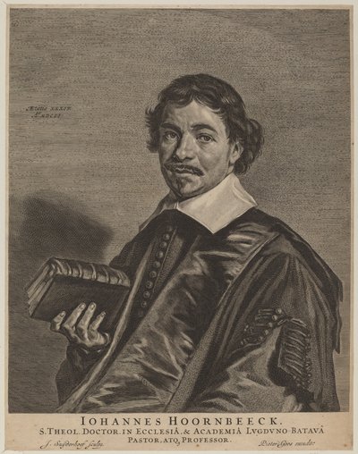 Jan Hoornbeeck door Jonas Suyderhoff, after Frans Hals