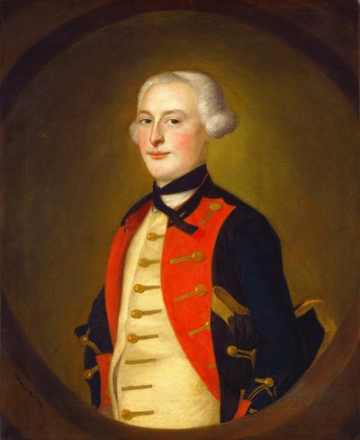 Een militaire officier door Joseph Blackburn