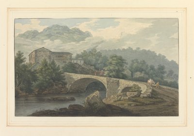 Brathay Brug door Joseph Farington