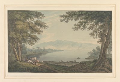 Skiddaw & Derwentwater door Joseph Farington