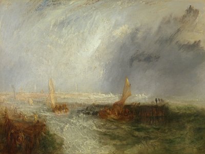 Oostende door Joseph Mallord William Turner