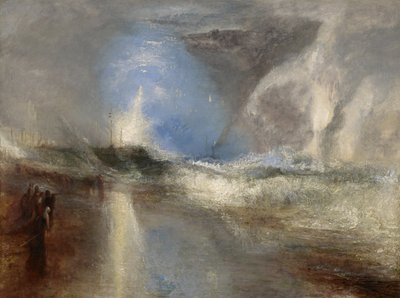 Raket en Blauwe Lichten door Joseph Mallord William Turner