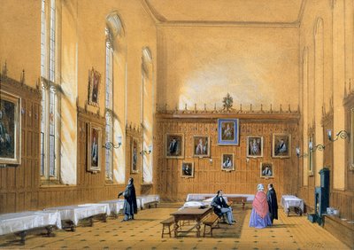 New College Hall, 1858 door Joseph Nash