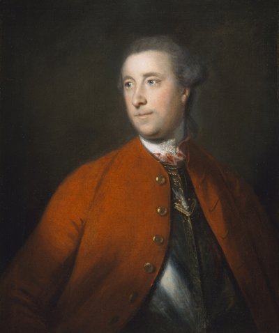 Kolonel The Honourable John Barrington (overleden 1764) ca. 1758 door Joshua Reynolds