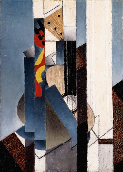 Gitaar, 1913 door Juan Gris