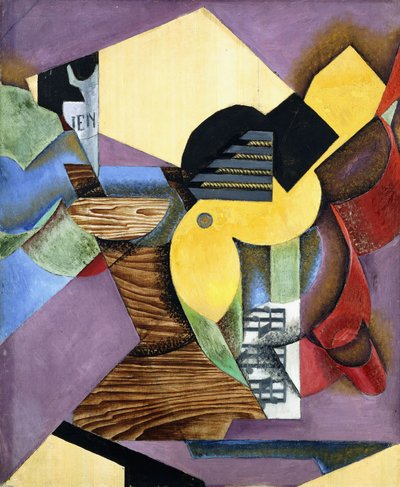 Gitaar, 1913 door Juan Gris