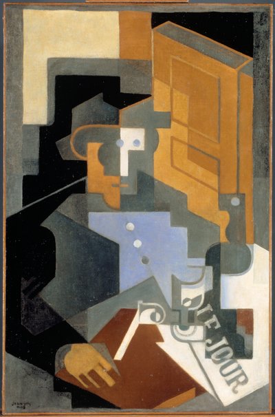 Man uit Touraine, 1918 door Juan Gris