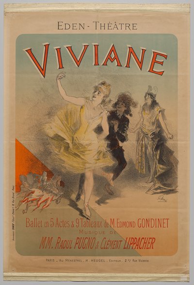 Viviane door Jules Cheret