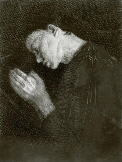 Biddend Meisje door Käthe Kollwitz