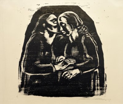 K. Kollwitz, Maria en Elisabeth III door Käthe Kollwitz