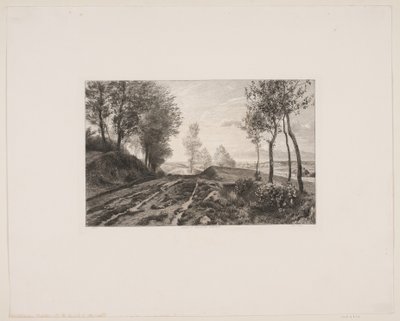 Landschap met weg door Karl Jensen