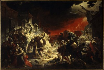 De laatste dag van Pompeii door Karl Pavlovich Bryullov