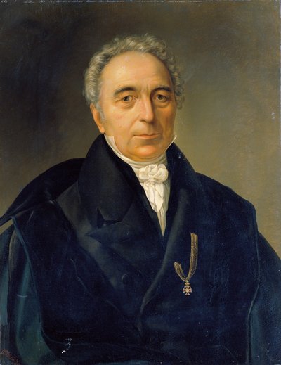 Franz Xaver Freiherr Purtscher von Eschenburg door Karl von Blaas