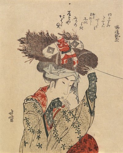 Ohara-me, 1797-1819 door Katsushika Hokusai