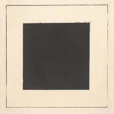 Zwart Vierkant uit "Suprematisme: 34 Tekeningen" door Kazimir Severinovich Malevich