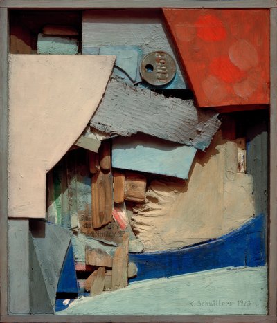 Reliëf door Kurt Schwitters