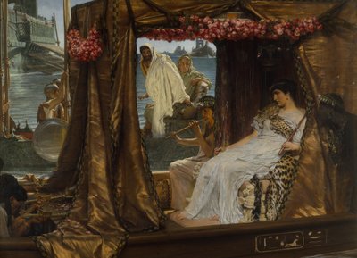 De Ontmoeting van Anthony en Cleopatra door Lawrence Alma Tadema