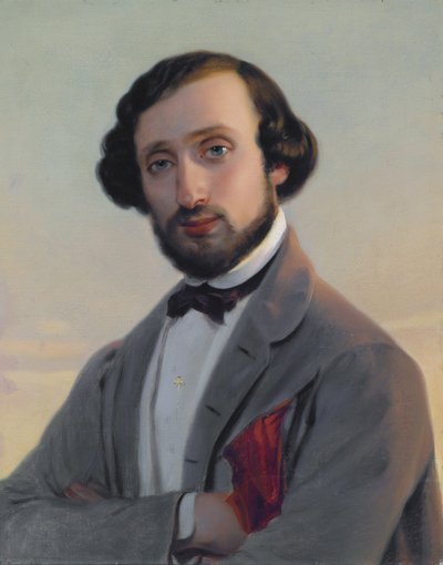 Portret van Ludwig August Frankl von Hochwart (1810-1894) door Leopold Pollak