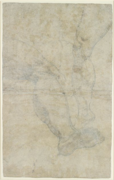 Studies van twee paar benen, ca. 1575-1615 door Lodovico Carracci