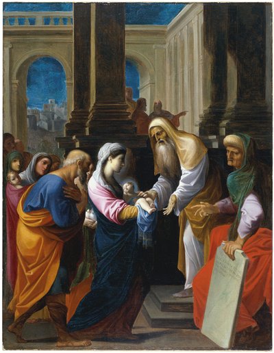 De presentatie in de tempel door Lodovico Carracci