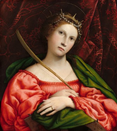 Heilige Catharina door Lorenzo Lotto