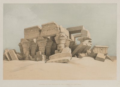 Egypte en Nubië, Deel II: Kom-Ombo, 1846 door Louis Haghe