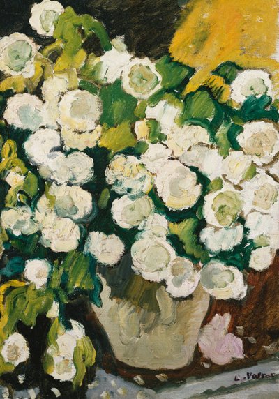 Sneeuwballen door Louis Valtat