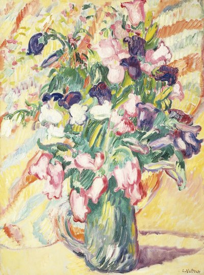 Vaas met Bloemen door Louis Valtat