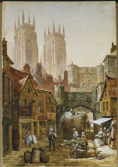 Bootham Bar, York door Louise Ingram Rayner