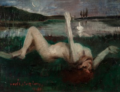 Leda, 1890 door Lovis Corinth