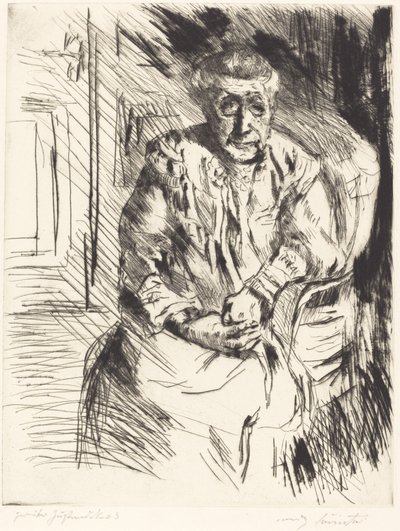 Mijn Schoonmoeder door Lovis Corinth