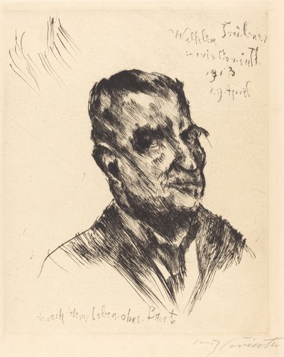 Wilhelm Trübner door Lovis Corinth