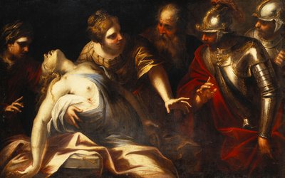 De Dood van Lucretia door Luca Giordano