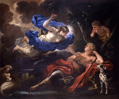 Diana en Endymion, ca. 1675-1680 door Luca Giordano